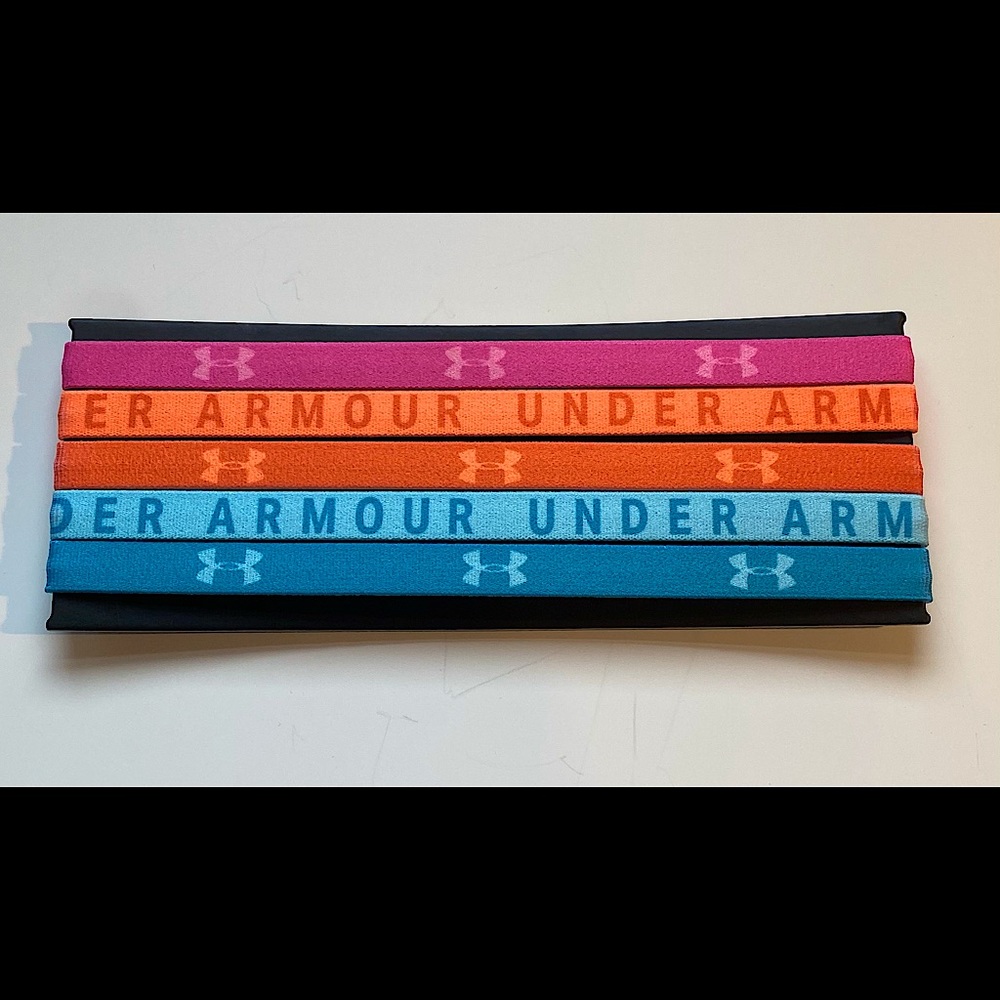 5 Under Armour headbands